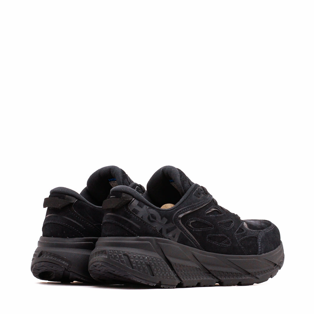 Hoka One One Unisex Clifton L Suede Black 1122571-BBLC Hoka One One shoe close-ups