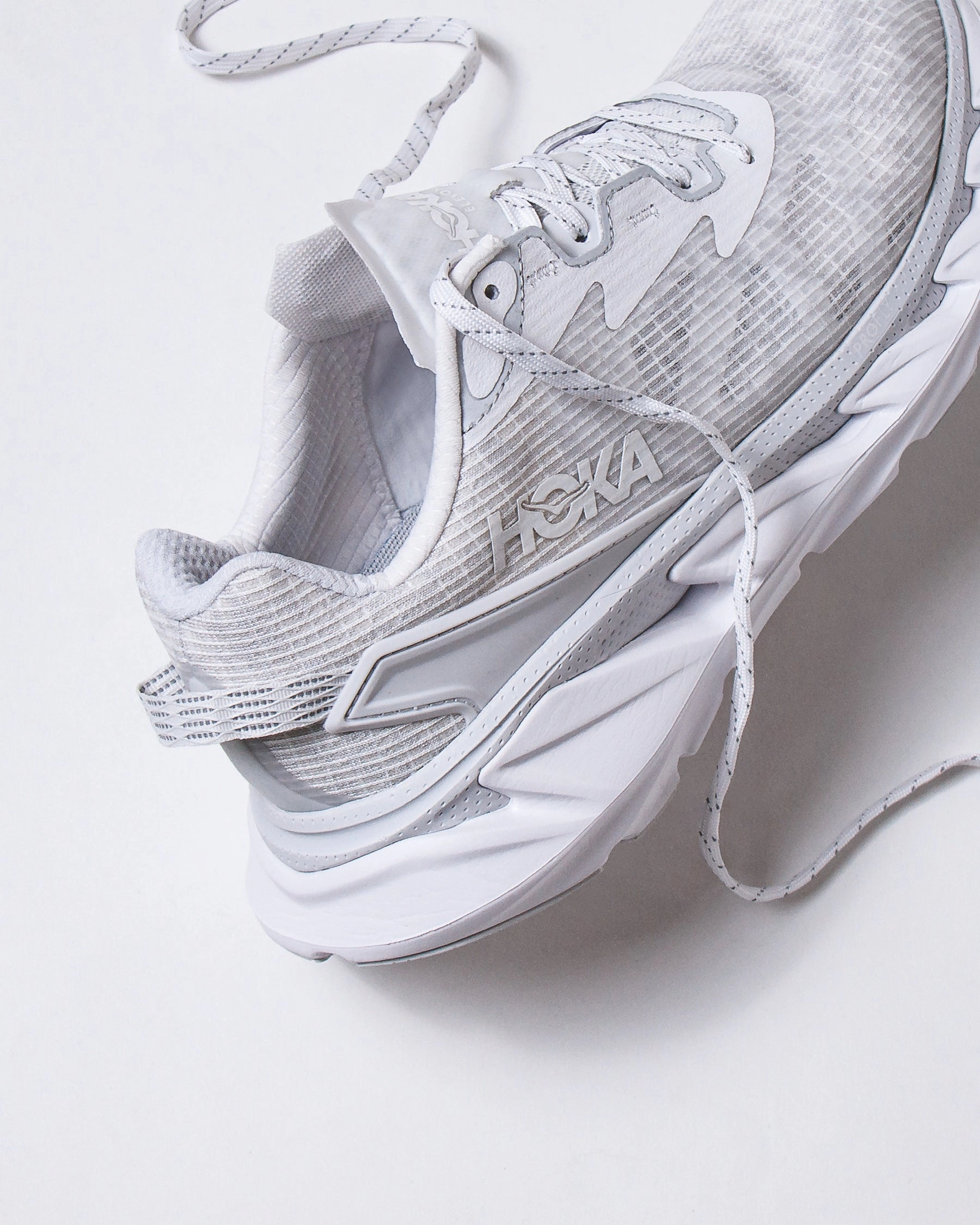 Hoka One One Unisex Elevon 2 TS White Cosmic Grey 1165230-WMC Hoka One One shoe close-ups