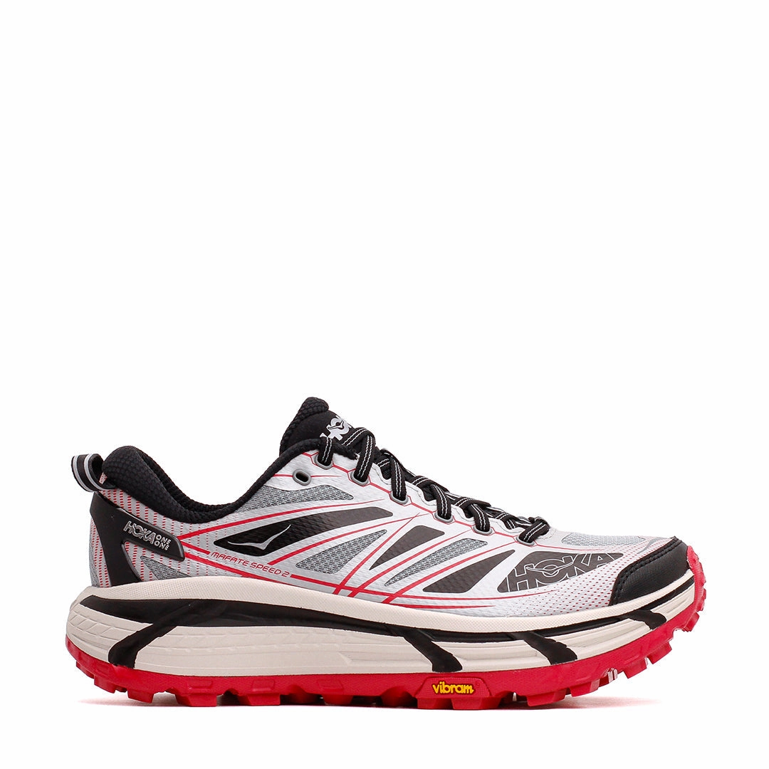 Hoka One One Unisex Mafate Speed 2 Galactic Grey Ruby Red 1126851-GTCG Hoka One One premium running shoes