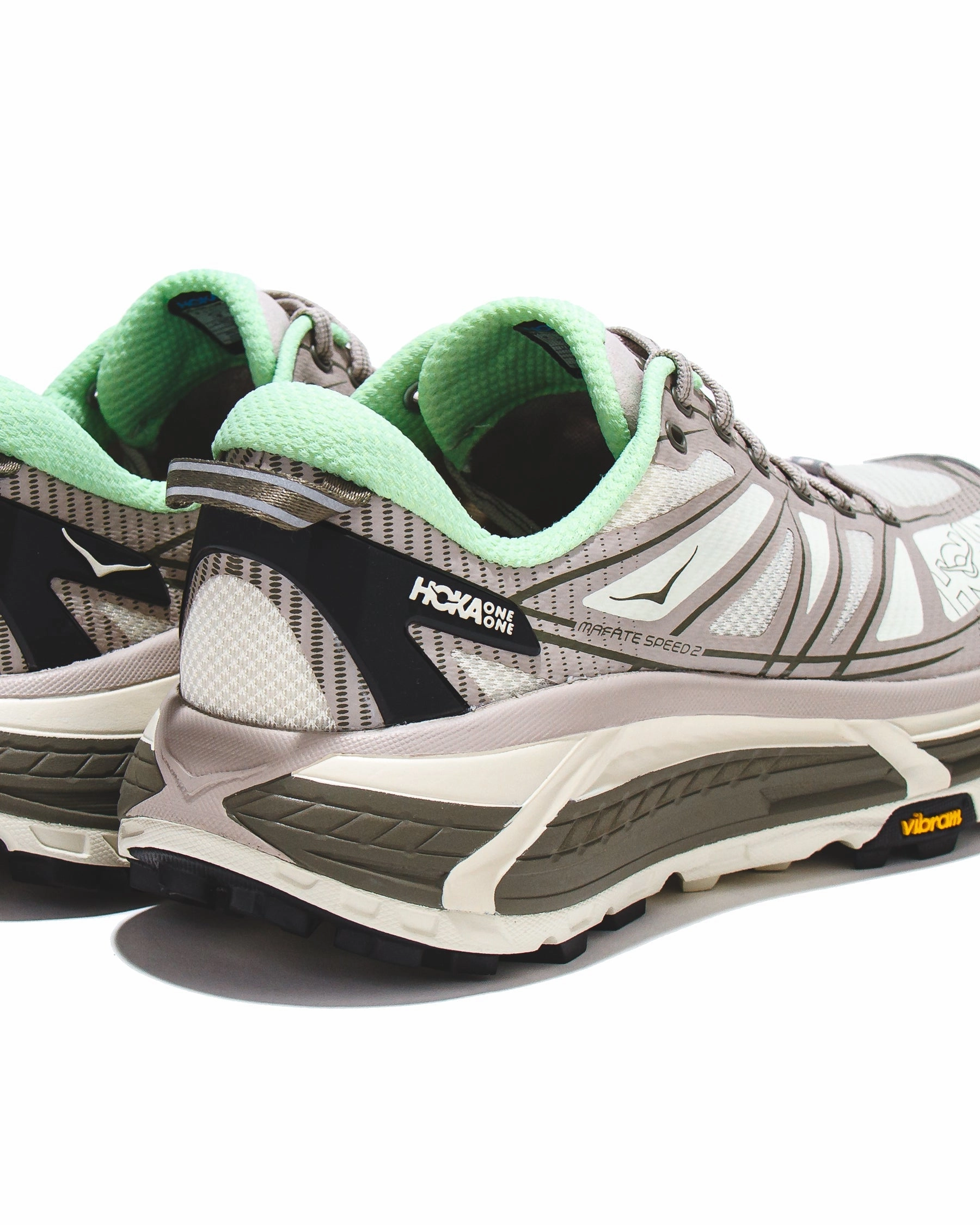 Hoka One One Unisex Mafate Speed 2 Putty Eucalyptus 1126851-PTYC Hoka One One shoe close-ups