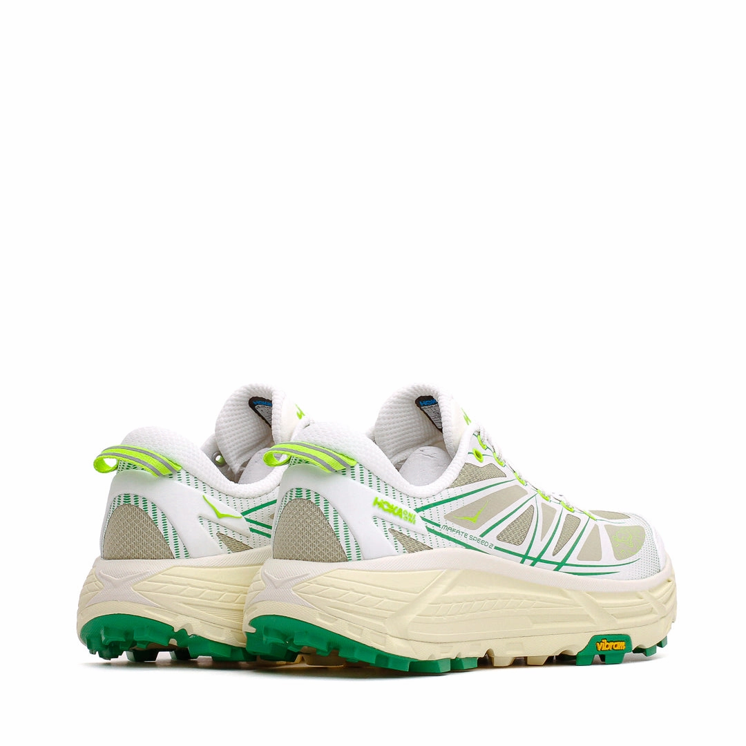 Hoka One One Unisex Mafate Speed 2 White Fresh Cut Grass 1126851-WTFR Hoka One One shoe close-ups