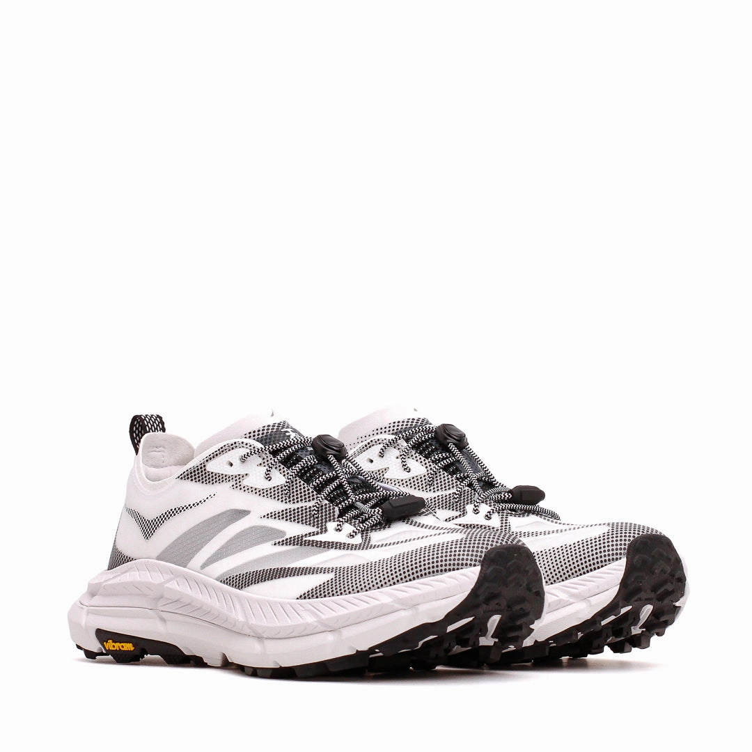 Hoka One One Unisex Mafate Speed 4 Lite TS White Black 1168971-WBLC Hoka One One shoe close-ups