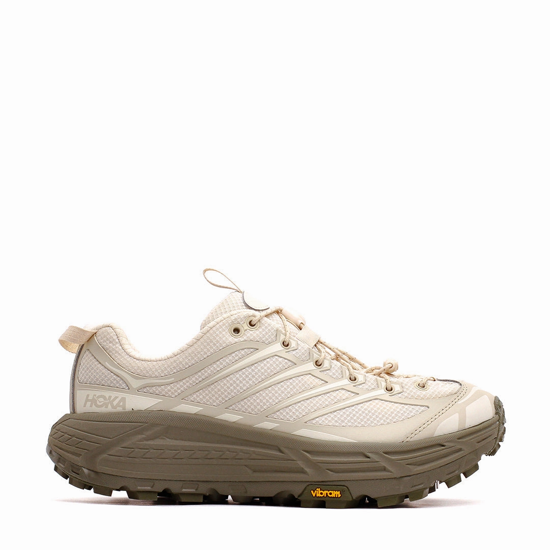 Hoka One One Unisex Mafate Three2 Oat Milk Eucalyptus 1141572-OLY Hoka One One premium running shoes