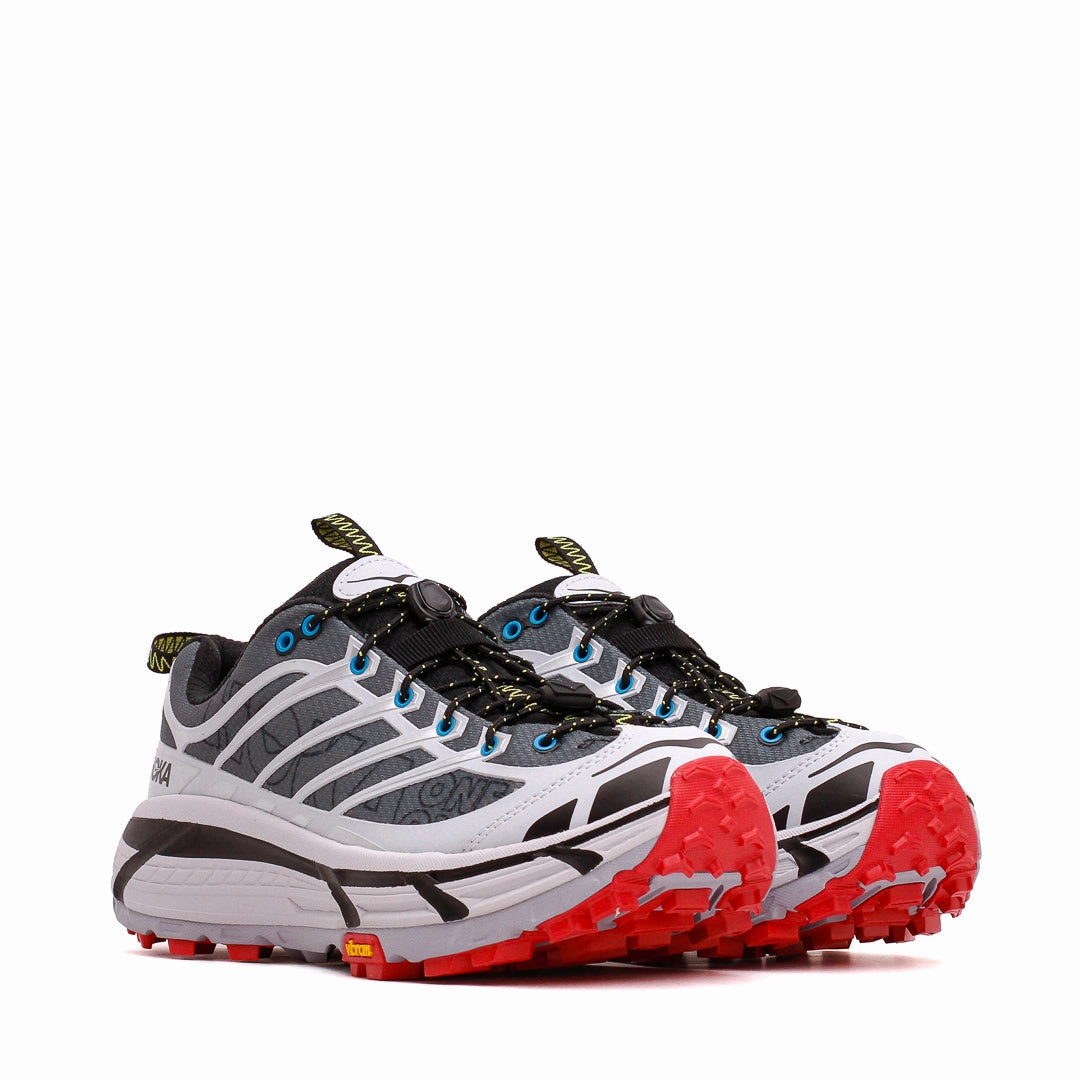 Hoka One One Unisex Mafate Three2 Wordmark Ash Grey Outer Orbit 1175490-ARYT Hoka One One shoe close-ups