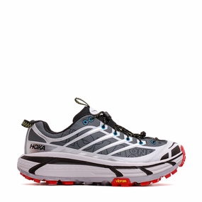 Hoka One One Unisex Mafate Three2 Wordmark Ash Grey Outer Orbit 1175490-ARYT Hoka One One premium running shoes
