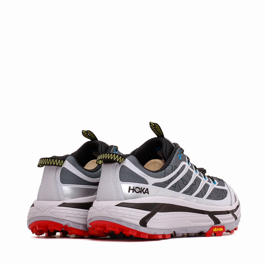 Hoka One One Unisex Mafate Three2 Wordmark Ash Grey Outer Orbit 1175490-ARYT Hoka One One shoe close-ups