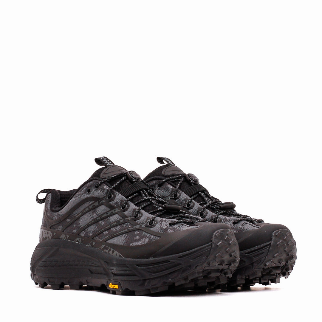 Hoka One One Unisex Mafate Three 2 TS Black Carbon Black 1162770-BBNB Hoka One One shoe close-ups