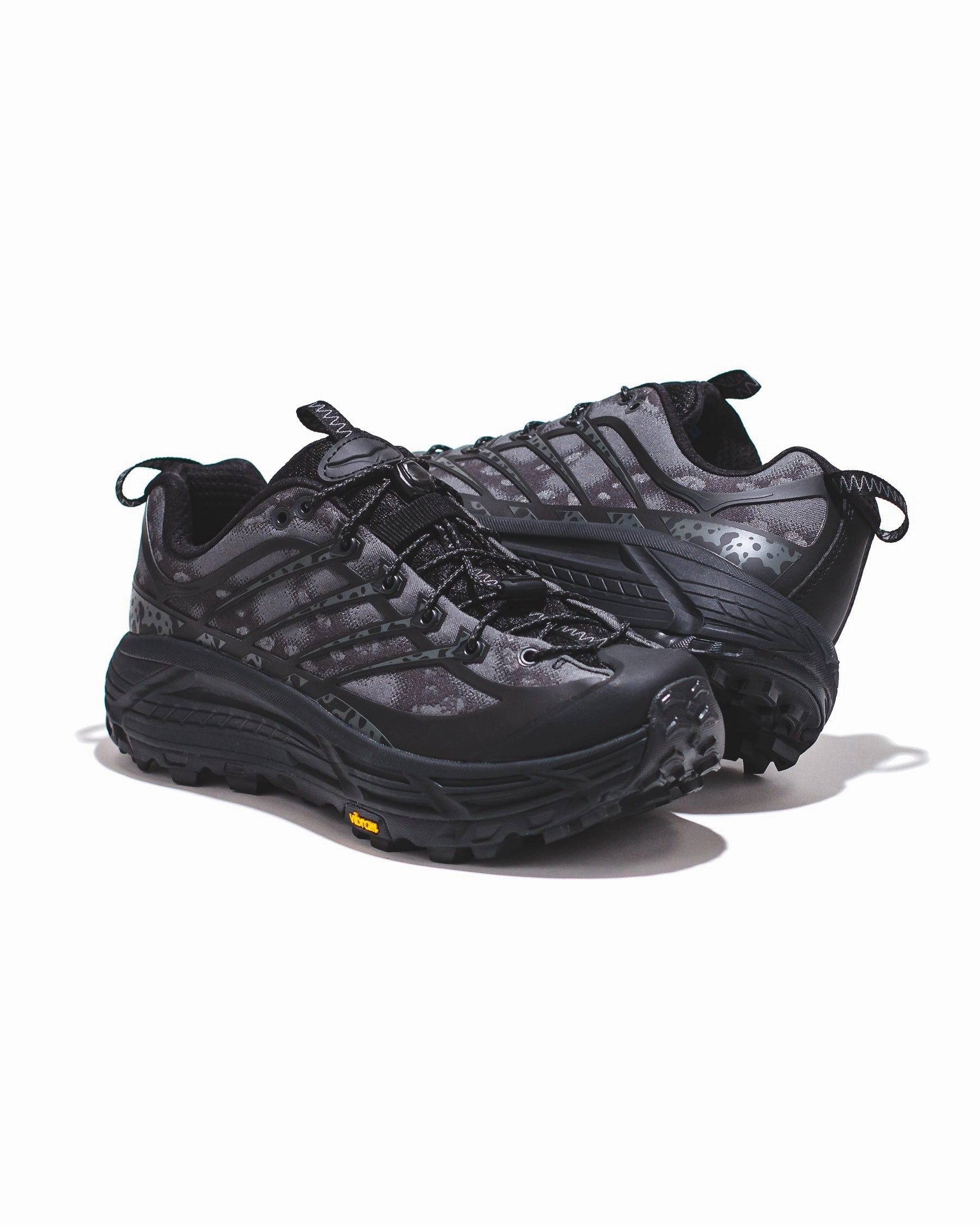 Hoka One One Unisex Mafate Three 2 TS Black Carbon Black 1162770-BBNB Hoka One One shoe close-ups