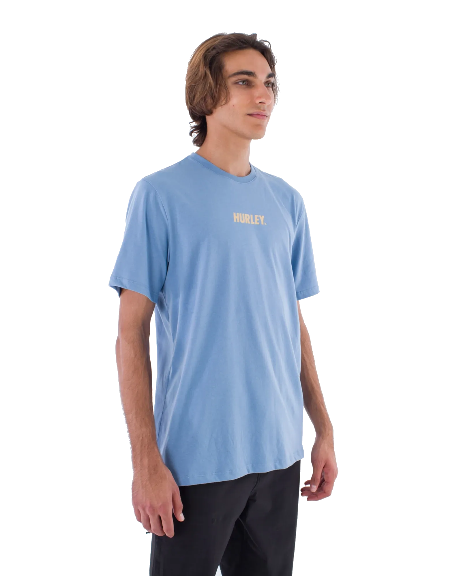 Hurley Clothing Everyday Explore Fastlane T-Shirt in Island Slate