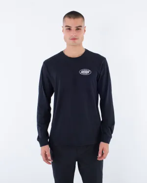 Hurley Clothing Everyday H20-Dri Oil Change Slub T-Shirt in Black