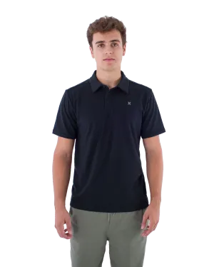 Hurley Clothing H2O-Dri Ace Slub Polo Shirt in Black