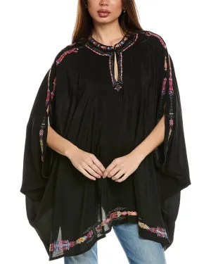Johnny Was Plus Sascha Silk Poncho