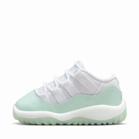 Jordan 11 Retro Low (TD) - White/Igloo Air Jordan signature sneakers