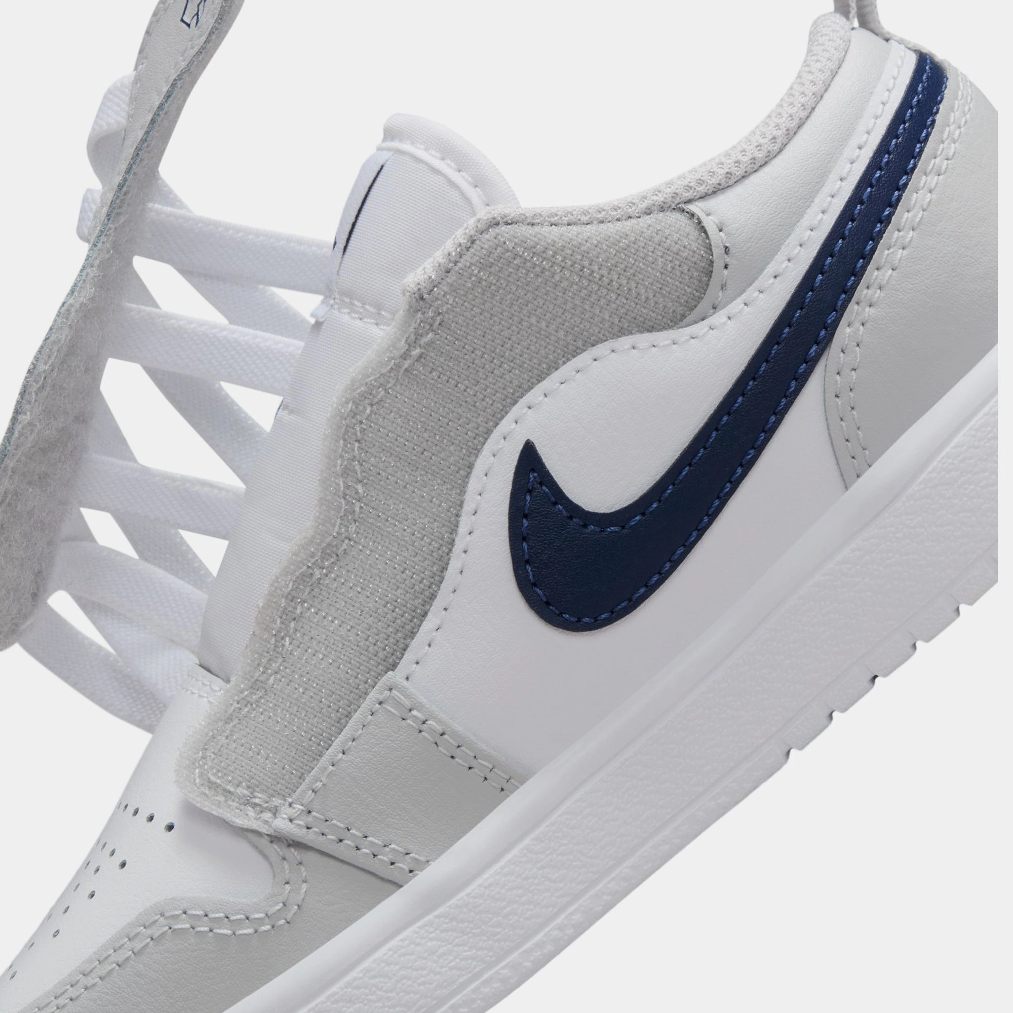 Jordan 1 Low Alt (PS) - White/Midnight Navy Air Jordan Basketball Shoes for Performance