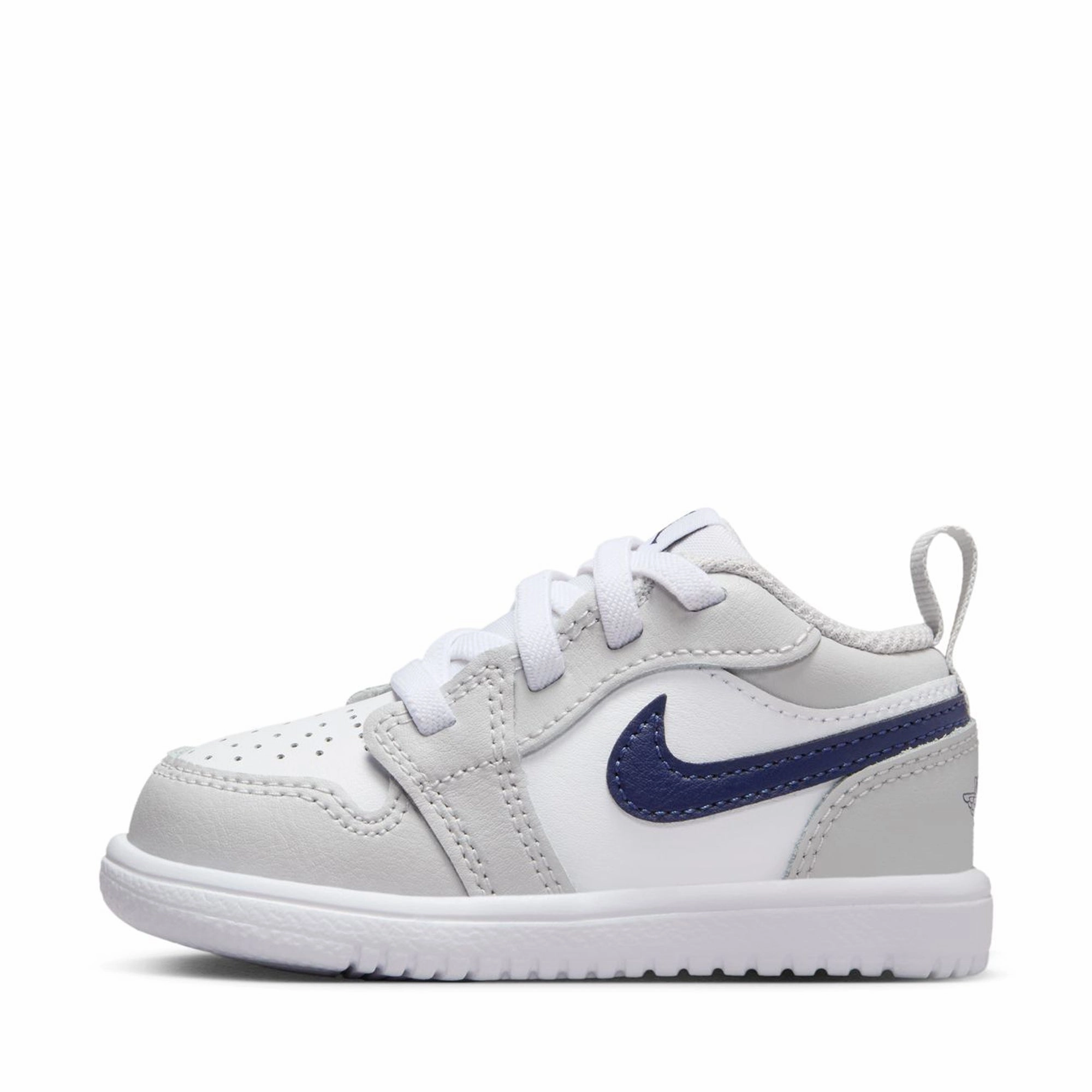 Jordan 1 Low Alt (TD) - White/Midnight Navy Air Jordan signature sneakers