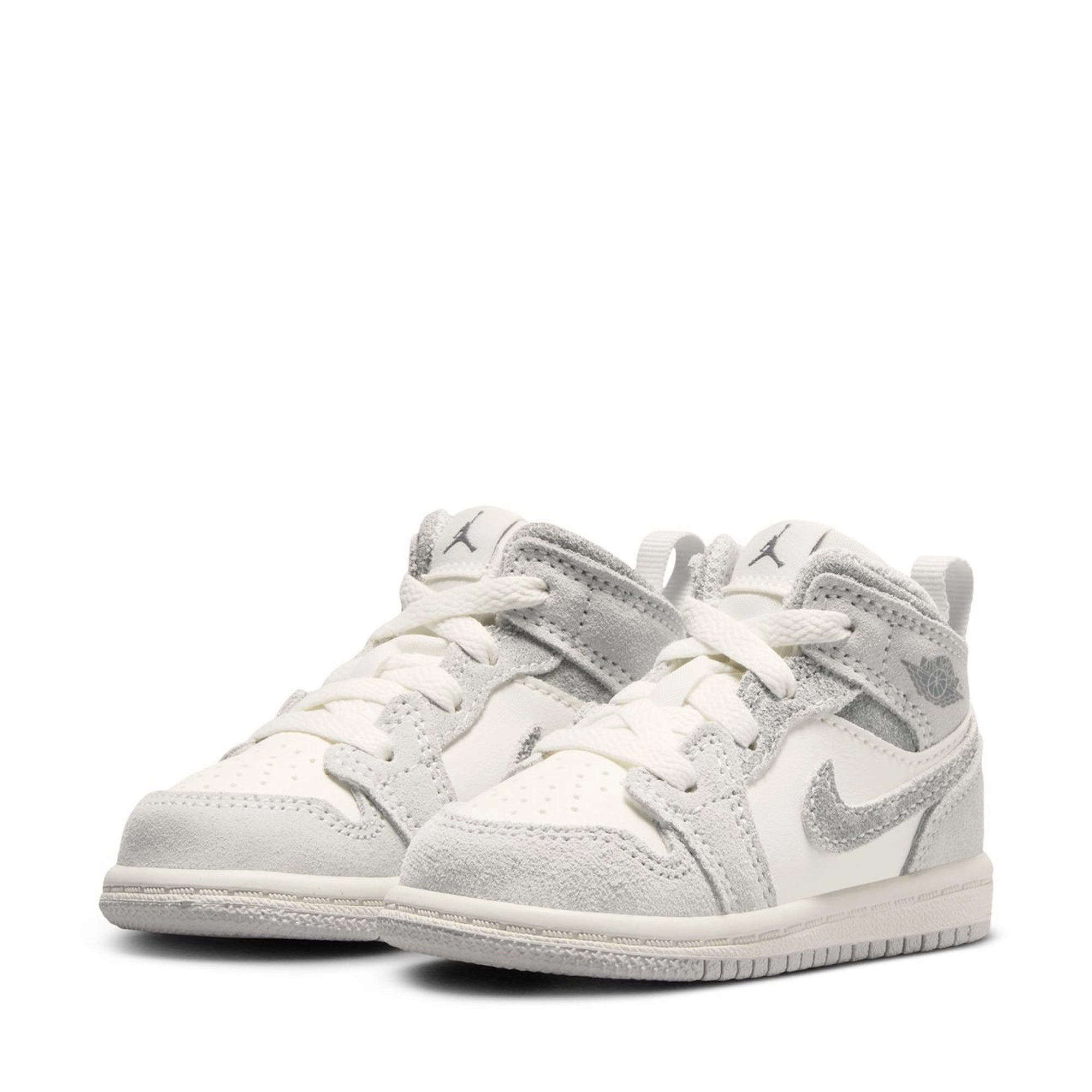 Jordan 1 Mid SE (TD) - Neutral Grey/Smoke Grey Air Jordan Basketball Shoes for Performance