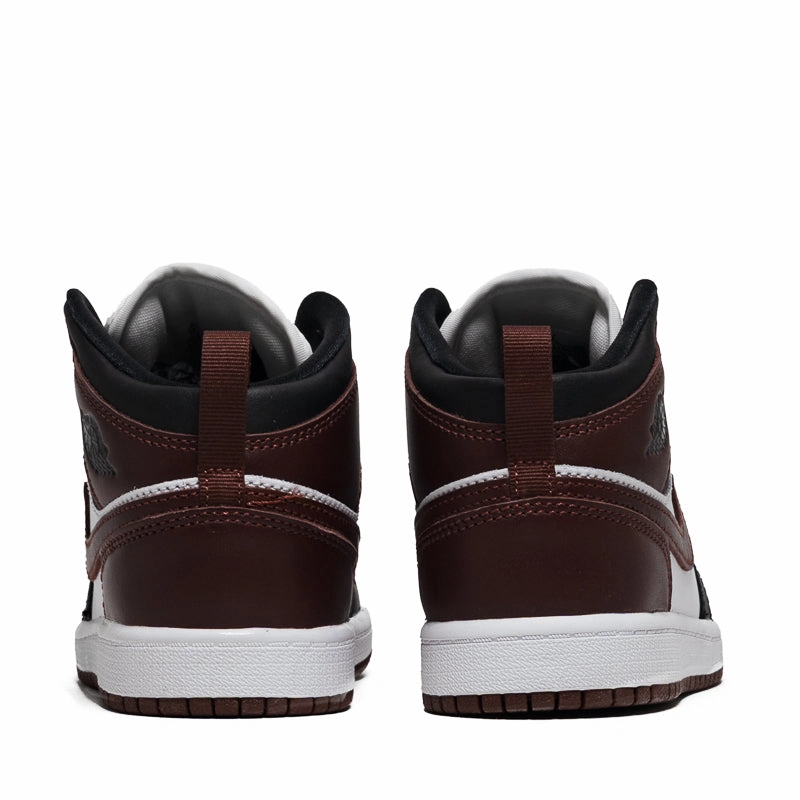 Jordan 1 Mid SE (TD) - White/Dark Pony Air Jordan Basketball Shoes for Performance