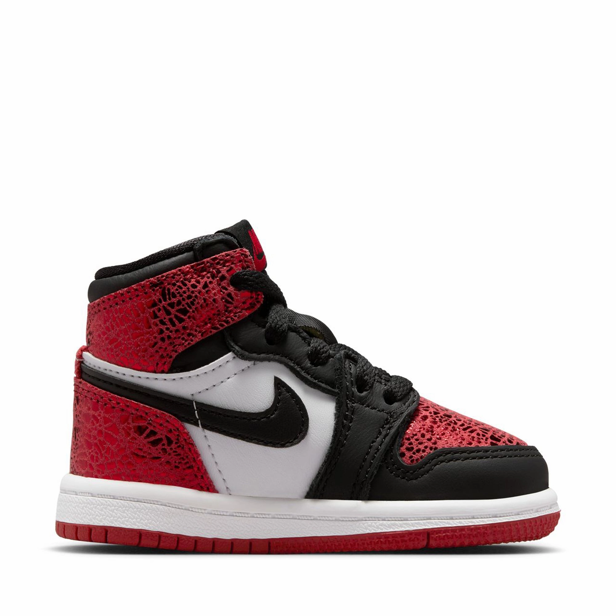 Jordan 1 Retro High OG 'Ruby' (TD) - Varsity Red/Black Air Jordan Basketball Shoes for Performance