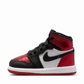 Jordan 1 Retro High OG 'Ruby' (TD) - Varsity Red/Black Air Jordan signature sneakers