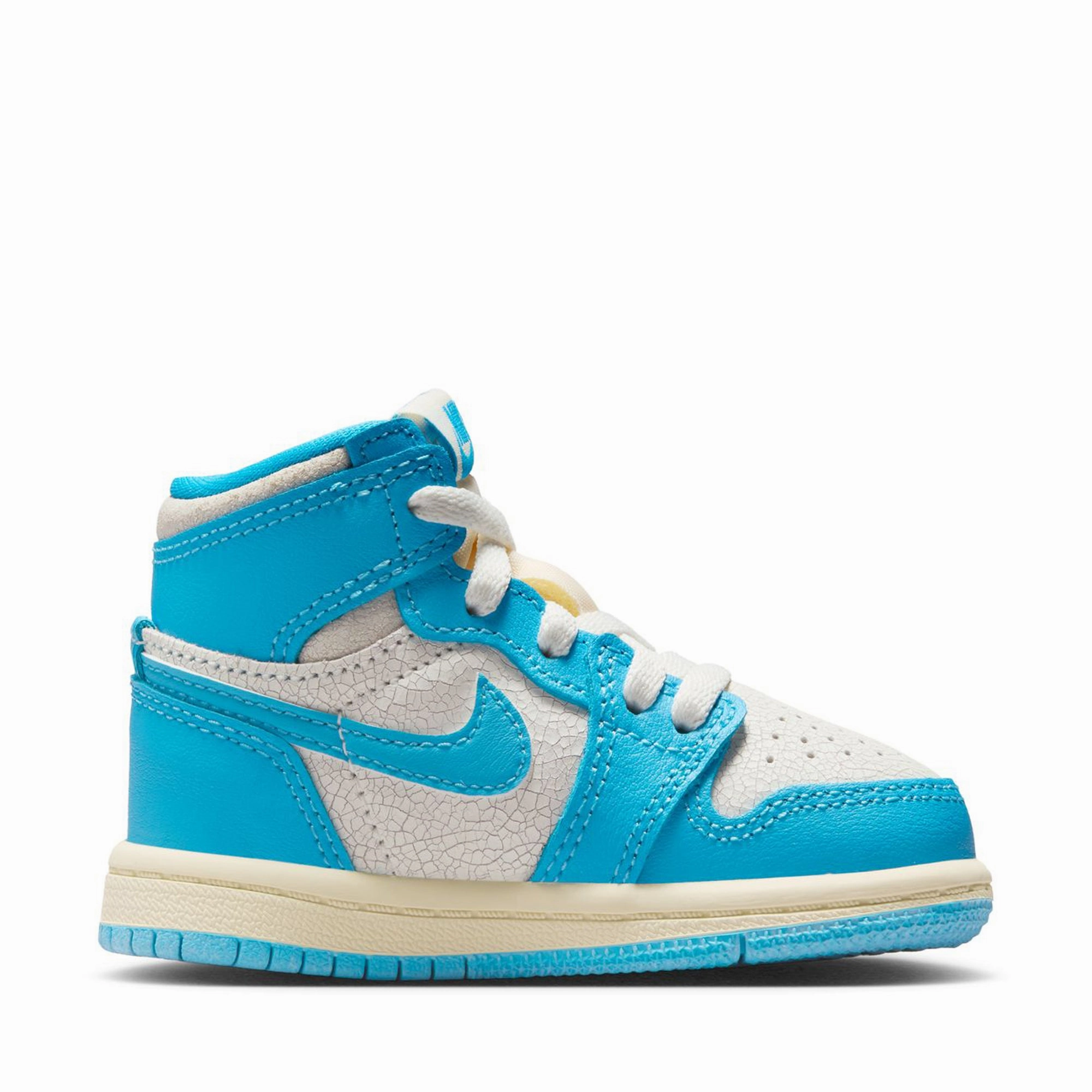 Jordan 1 Retro High OG 'UNC Reimagined' (TD) - Dark Powder Blue/Sail Air Jordan Basketball Shoes for Performance