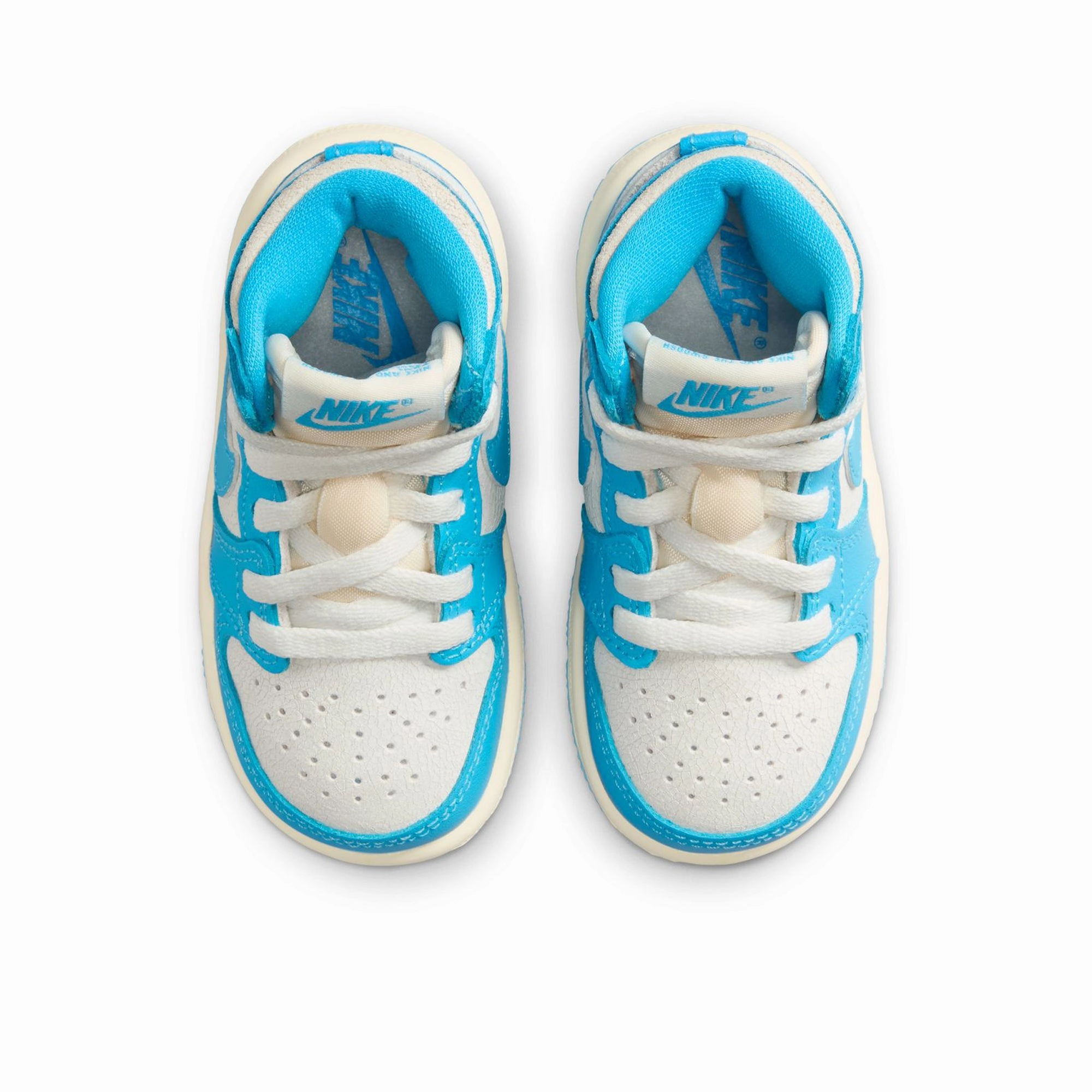 Jordan 1 Retro High OG 'UNC Reimagined' (TD) - Dark Powder Blue/Sail Air Jordan Basketball Shoes for Performance