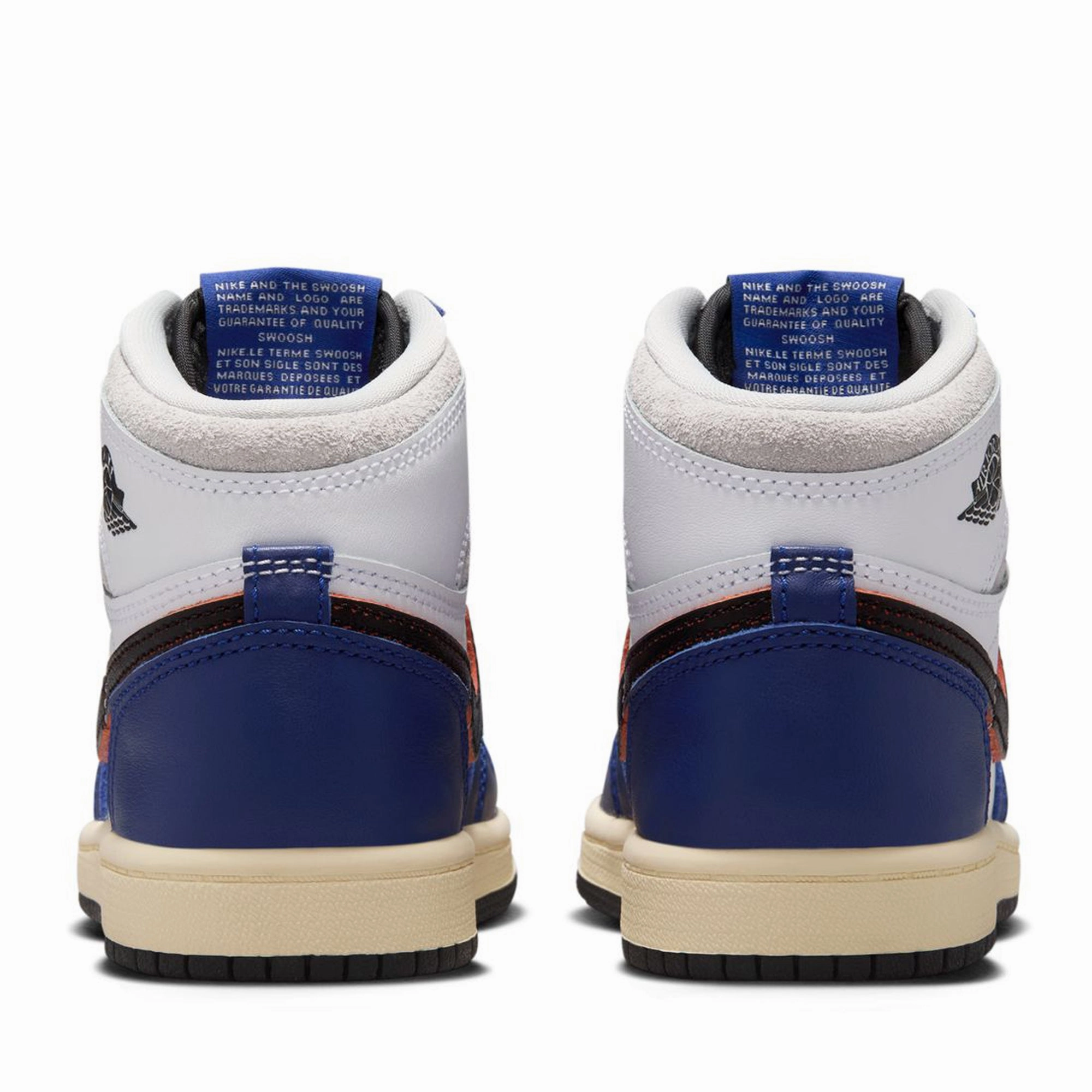 Jordan 1 Retro High OG (PS) - White/Deep Royal Blue Air Jordan Basketball Shoes for Performance