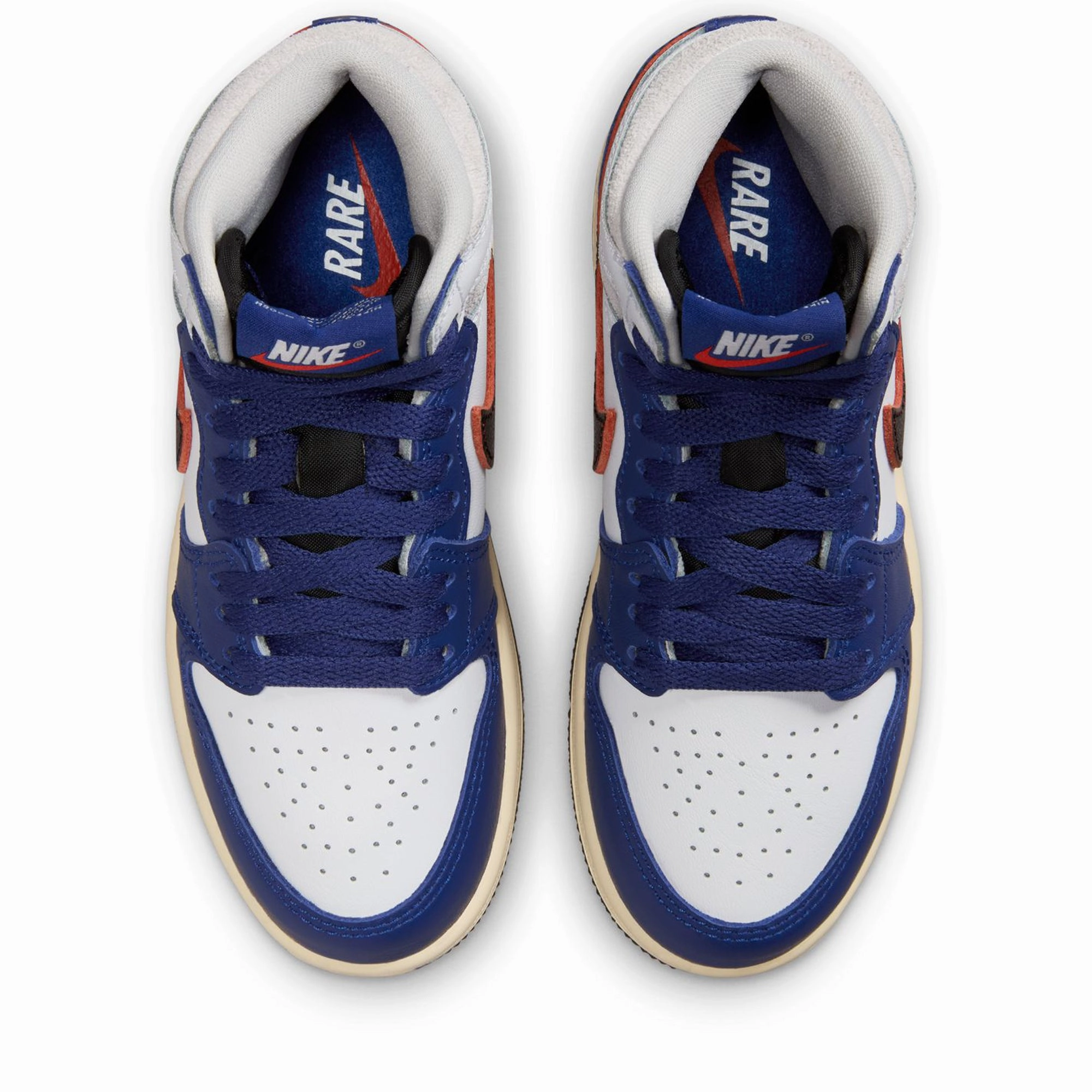 Jordan 1 Retro High OG (PS) - White/Deep Royal Blue Air Jordan Basketball Shoes for Performance