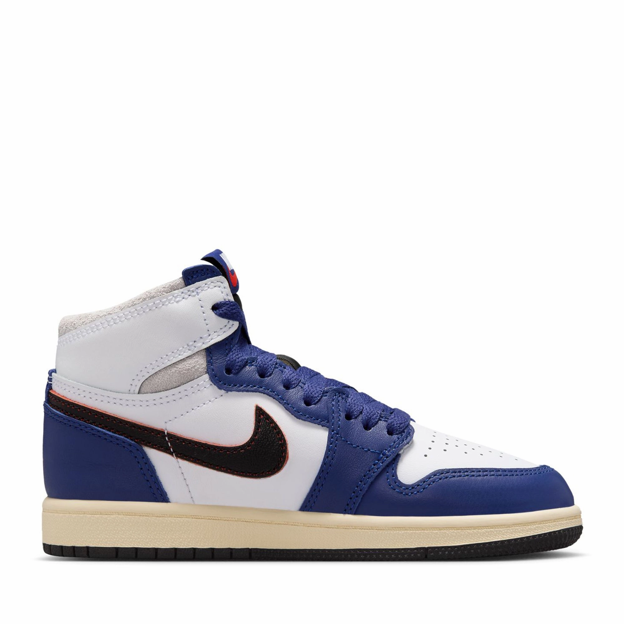 Jordan 1 Retro High OG (PS) - White/Deep Royal Blue Air Jordan Basketball Shoes for Performance