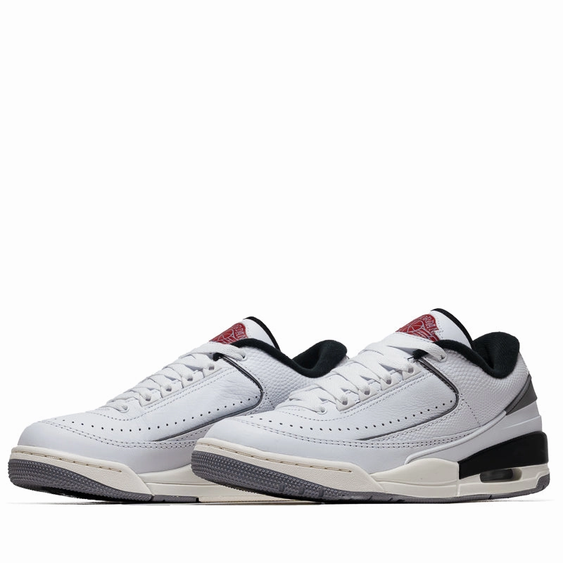 Jordan 2/3 - White/Fire Red Air Jordan Basketball Shoes for Performance