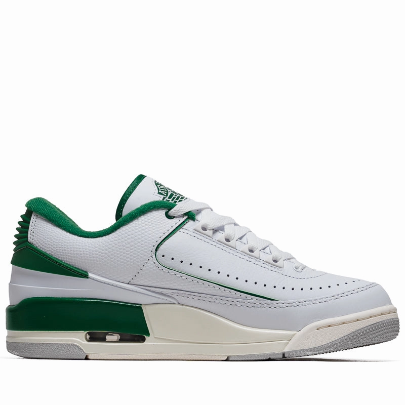 Jordan 2/3 - White/Pine Green Air Jordan Basketball Shoes for Performance