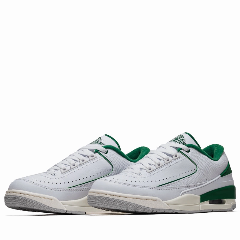 Jordan 2/3 - White/Pine Green Air Jordan Basketball Shoes for Performance