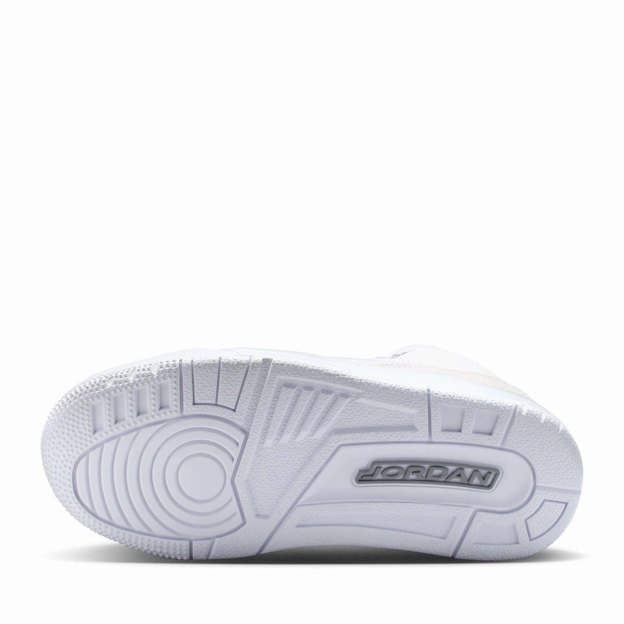 Jordan 3 Retro 'Pure Money' (PS) - White/Metallic Silver Air Jordan Basketball Shoes for Performance