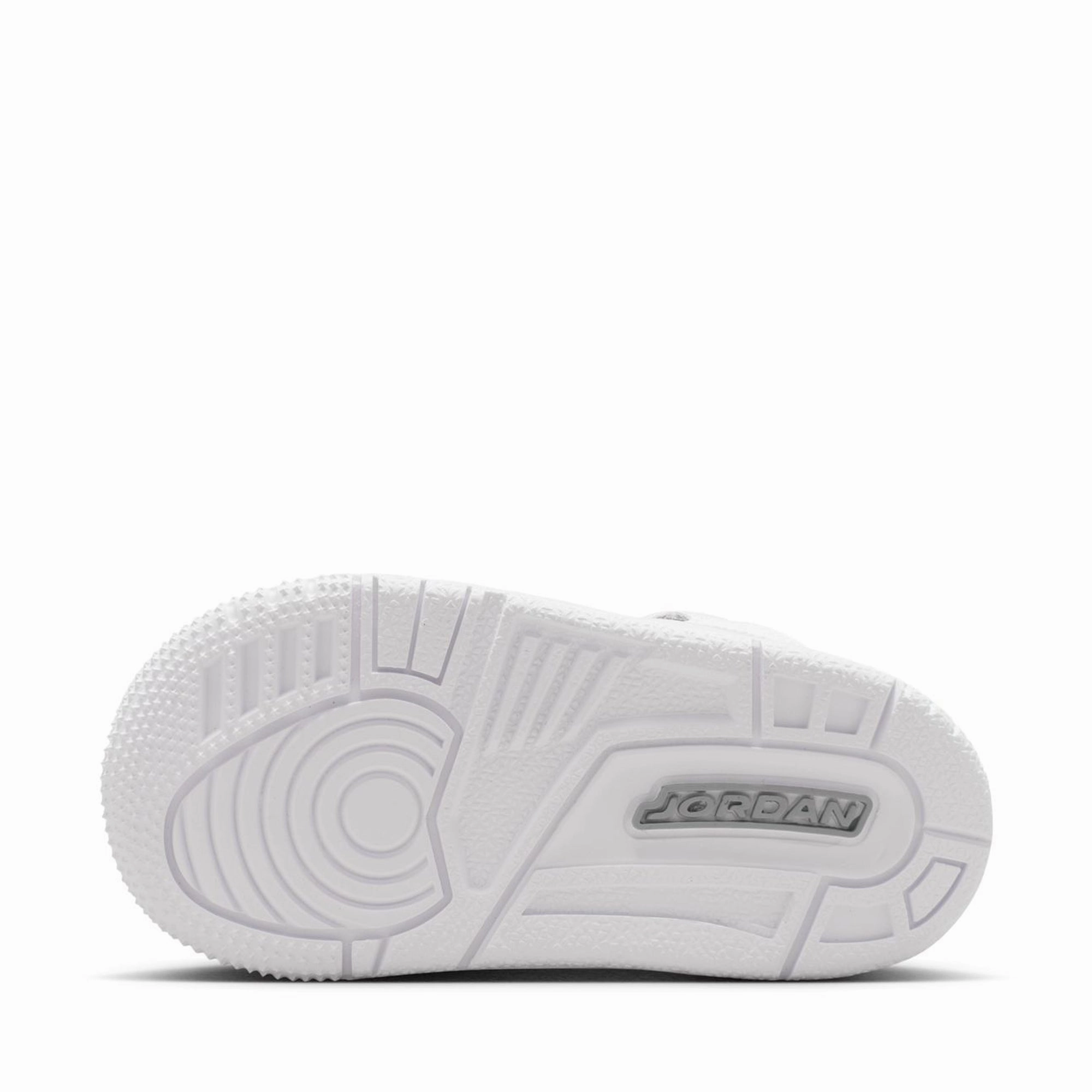 Jordan 3 Retro 'Pure Money' (TD) - White/Metallic Silver Air Jordan Basketball Shoes for Performance