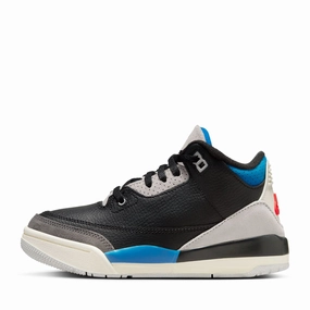 Jordan 3 Retro OG 'Rare Air' (PS) - Black/Chile Red Air Jordan signature sneakers