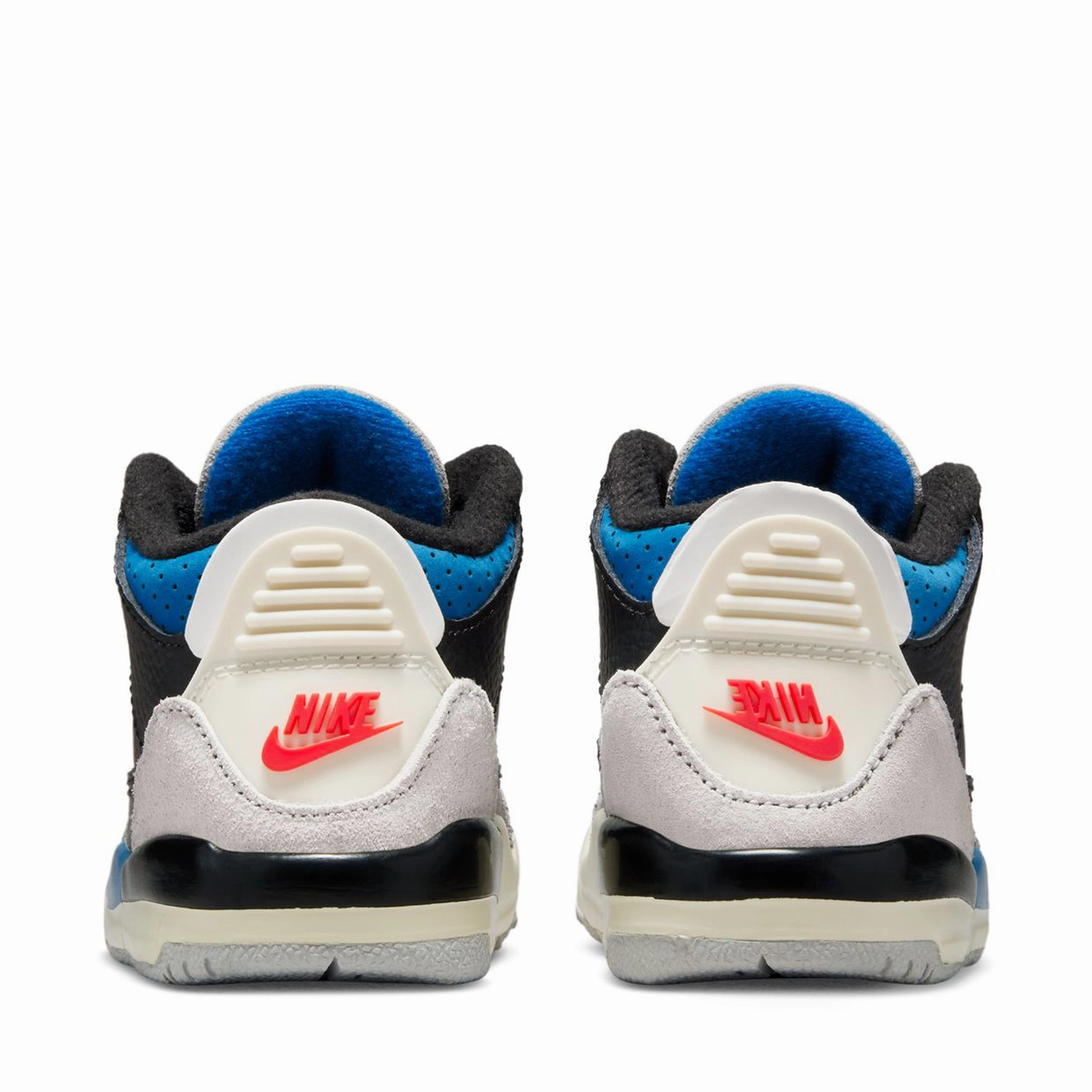 Jordan 3 Retro OG 'Rare Air' (TD) - Black/Chile Red Air Jordan Basketball Shoes for Performance