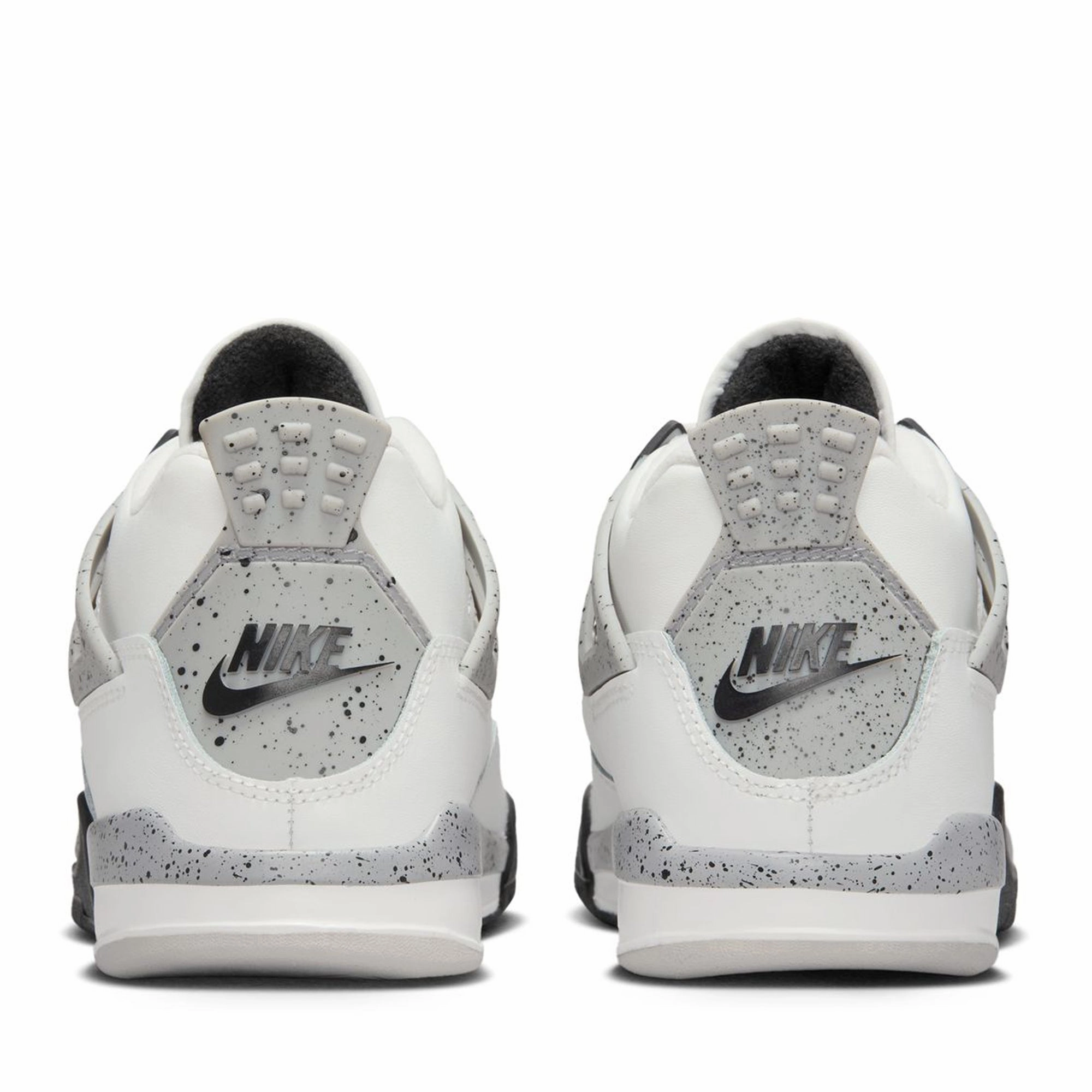 Jordan 4 Retro 'White Cement' (PS) - Summit White/Fire Red Air Jordan Basketball Shoes for Performance