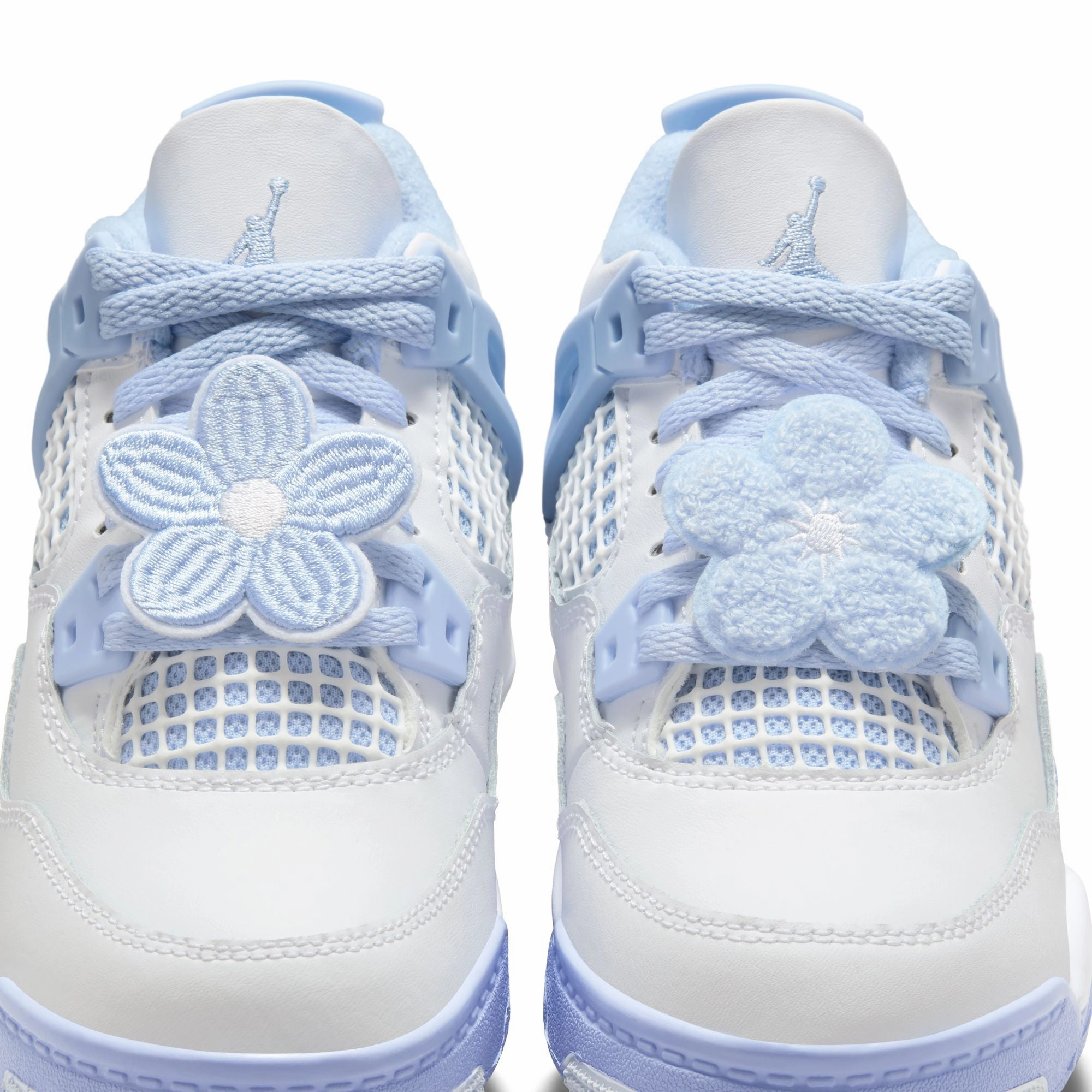 Jordan 4 Retro (PS) - White/Aluminum Air Jordan Basketball Shoes for Performance