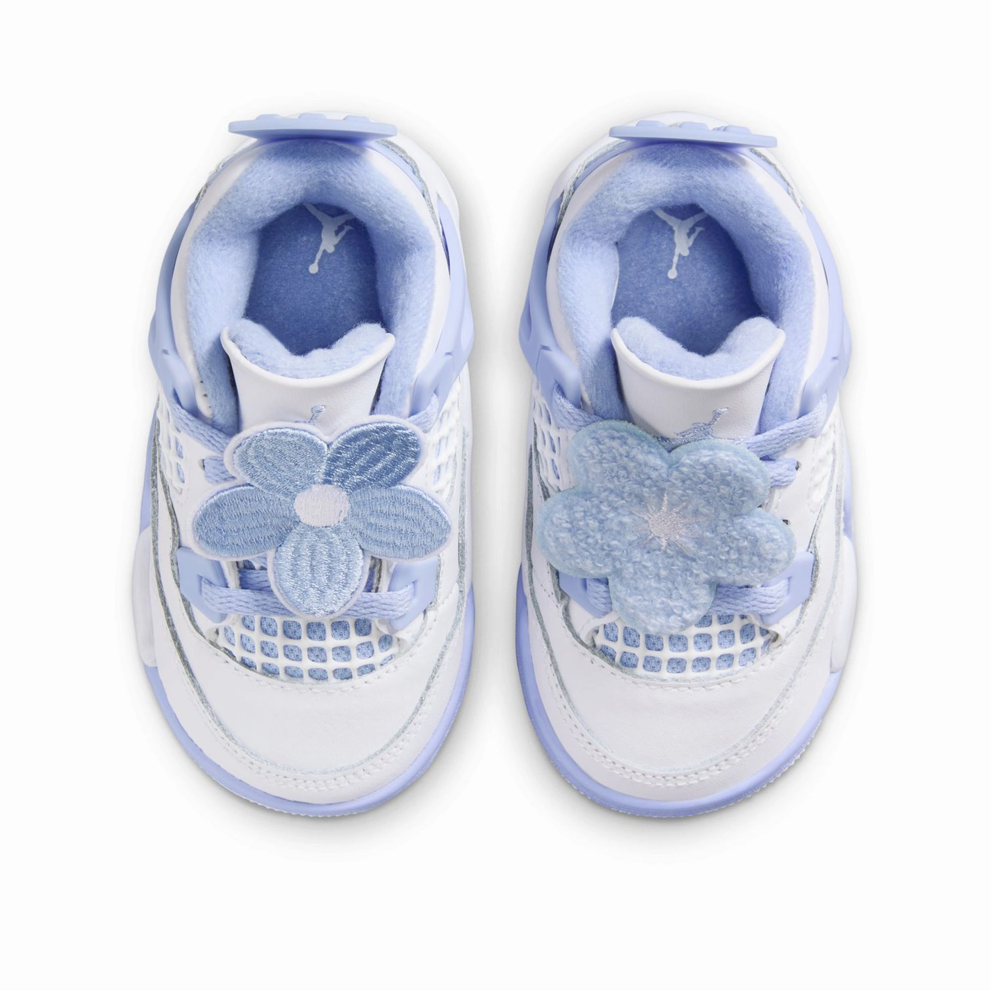 Jordan 4 Retro (TD) - White/Aluminum Air Jordan Basketball Shoes for Performance