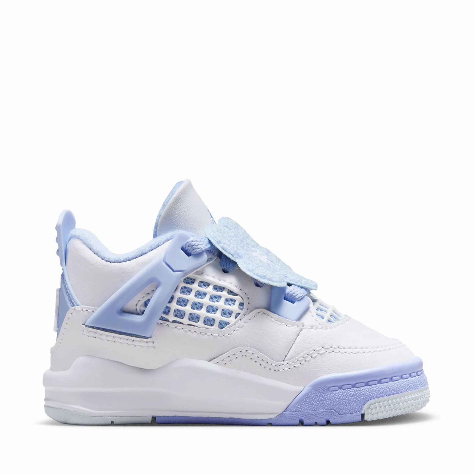 Jordan 4 Retro (TD) - White/Aluminum Air Jordan Basketball Shoes for Performance