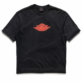 Jordan Rare Air Tee - Black/Chile Red Air Jordan signature sneakers