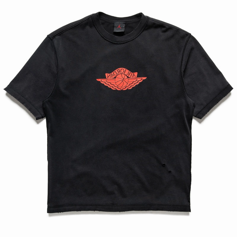 Jordan Rare Air Tee - Black/Chile Red Air Jordan signature sneakers
