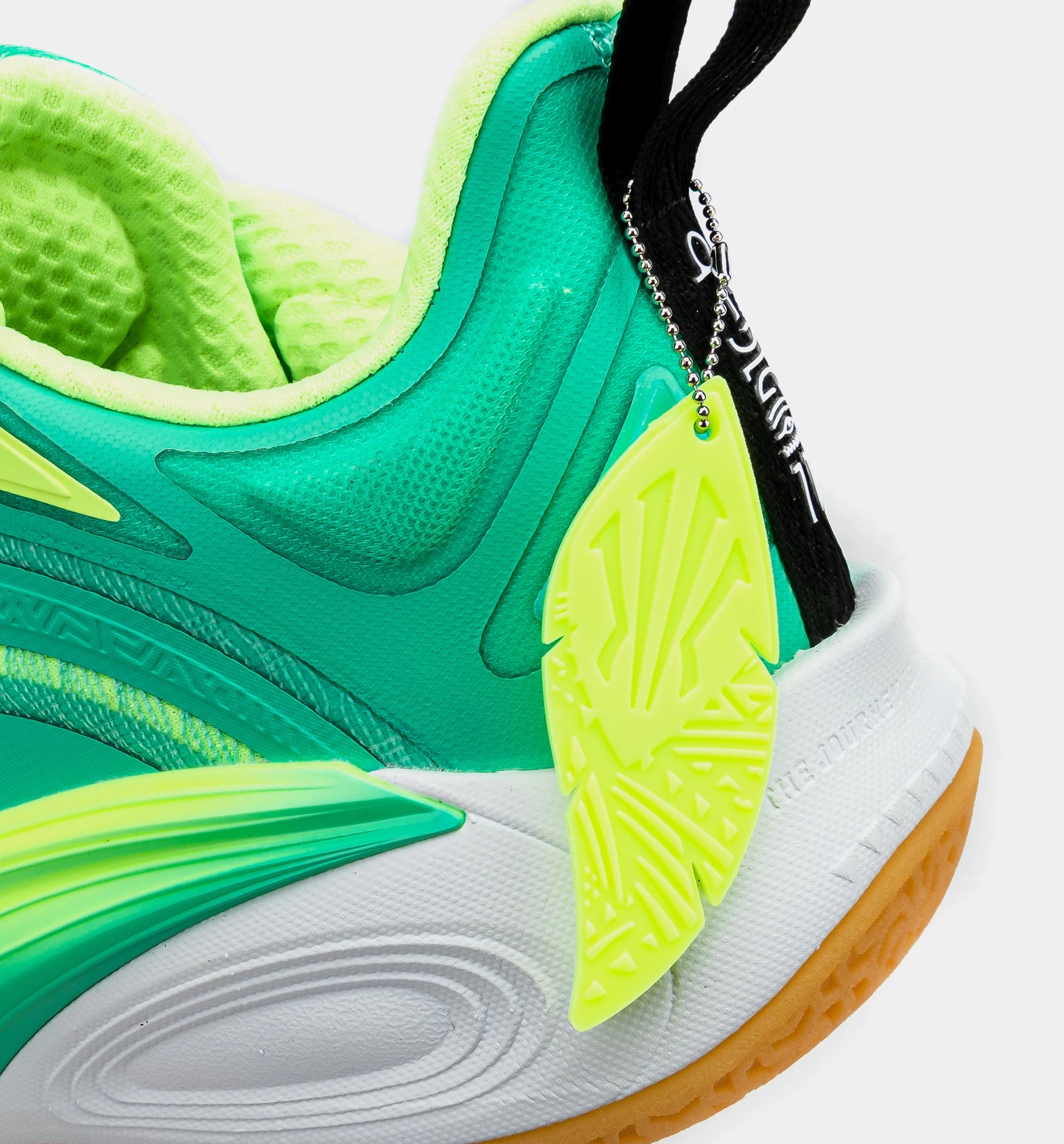 Kai 1 Green Grails Mens Basketball Shoe - Green/Yellow Free Shipping Anta sporty performance shoes