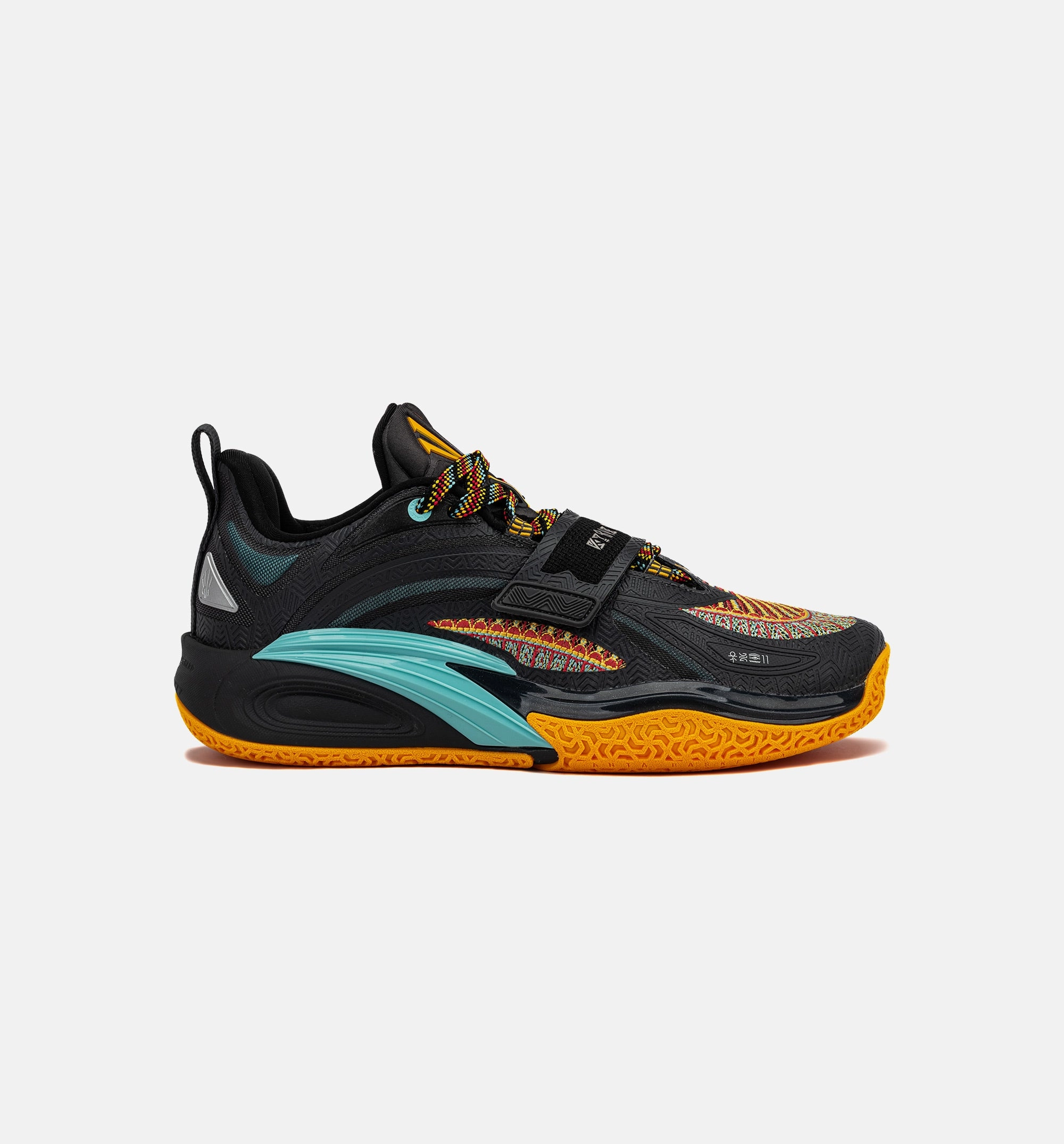 Kai 1 Sacred Bond Mens Basketball Shoe - Black/Teal/Gold Anta basketball shoes for outdoor courts