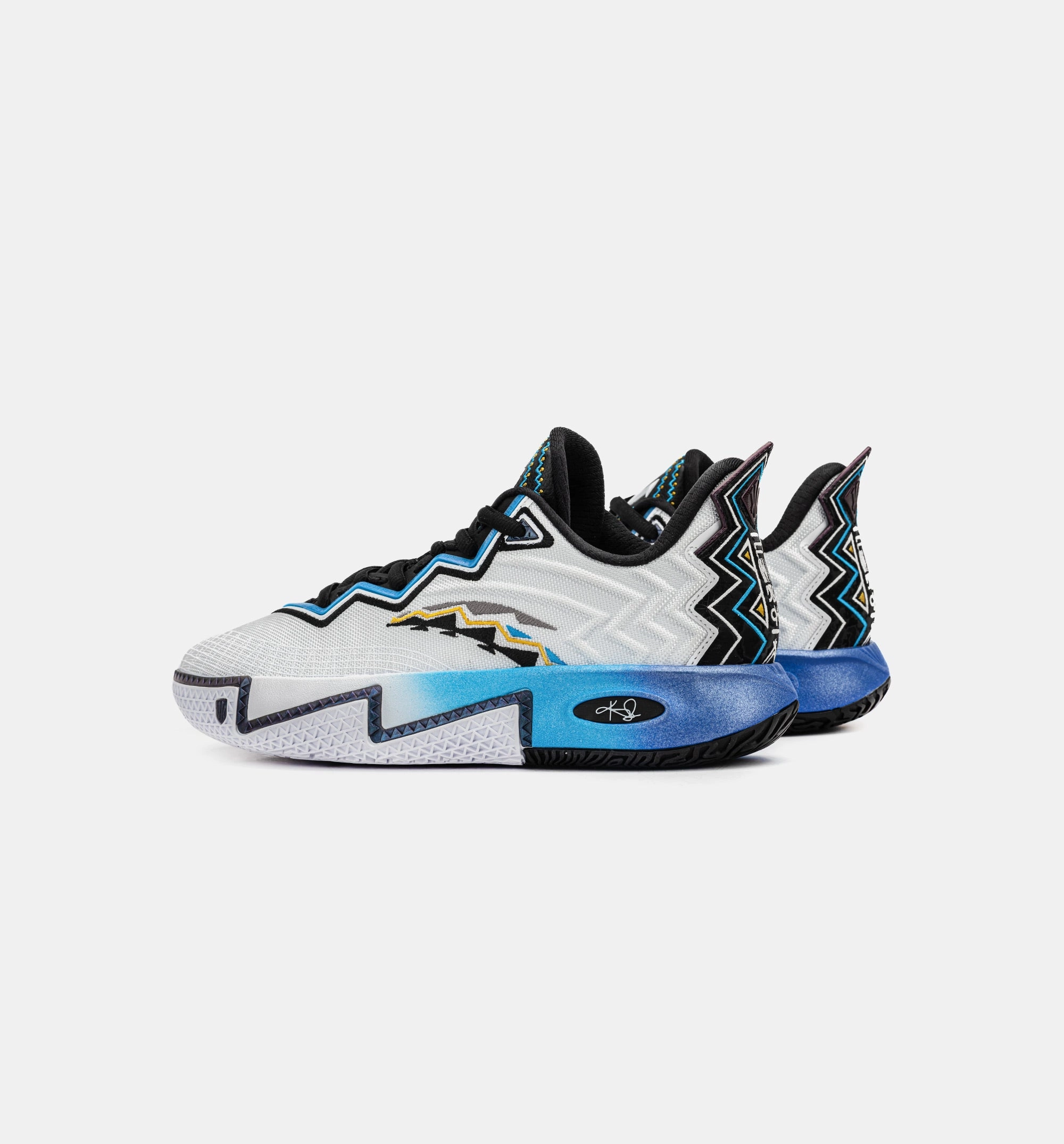 Kai 2 Dallas Mens Basketball Shoe - White/Gradient Blue Anta sporty performance shoes