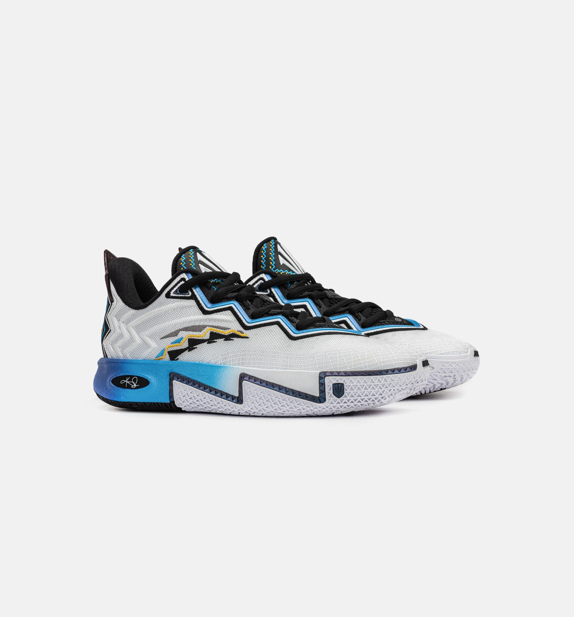Kai 2 Dallas Mens Basketball Shoe - White/Gradient Blue Anta sporty performance shoes