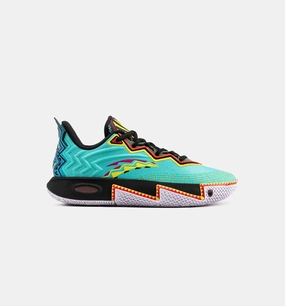 Kai 2 Retro 90S Mens Basketball Shoe - Teal/Black/Orange Anta basketball shoes for outdoor courts
