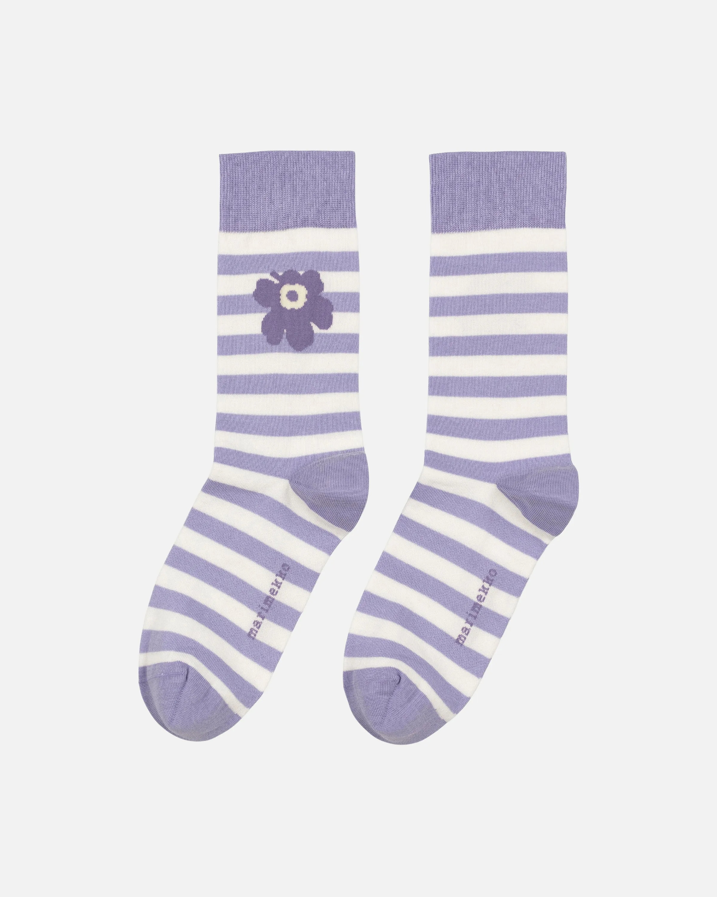 Kasvaa Tasaraita Unikko Kioski Socks Clothing_Marimekko