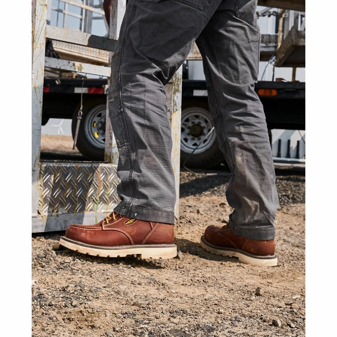 KEEN CINCINNATI 6" WATERPROOF 90 HEEL BOOT SOFT TOE MEN'S MEDIUM AND WIDE Keen Work safety-focused work boots