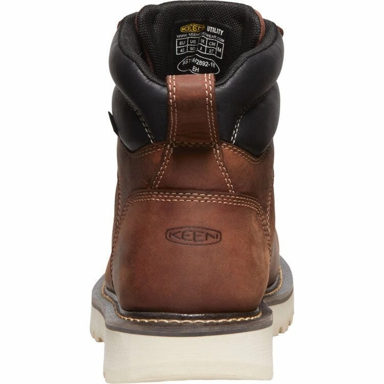 KEEN CINCINNATI 6" WATERPROOF 90 HEEL BOOT SOFT TOE MEN'S MEDIUM AND WIDE Keen Work safety-focused work boots
