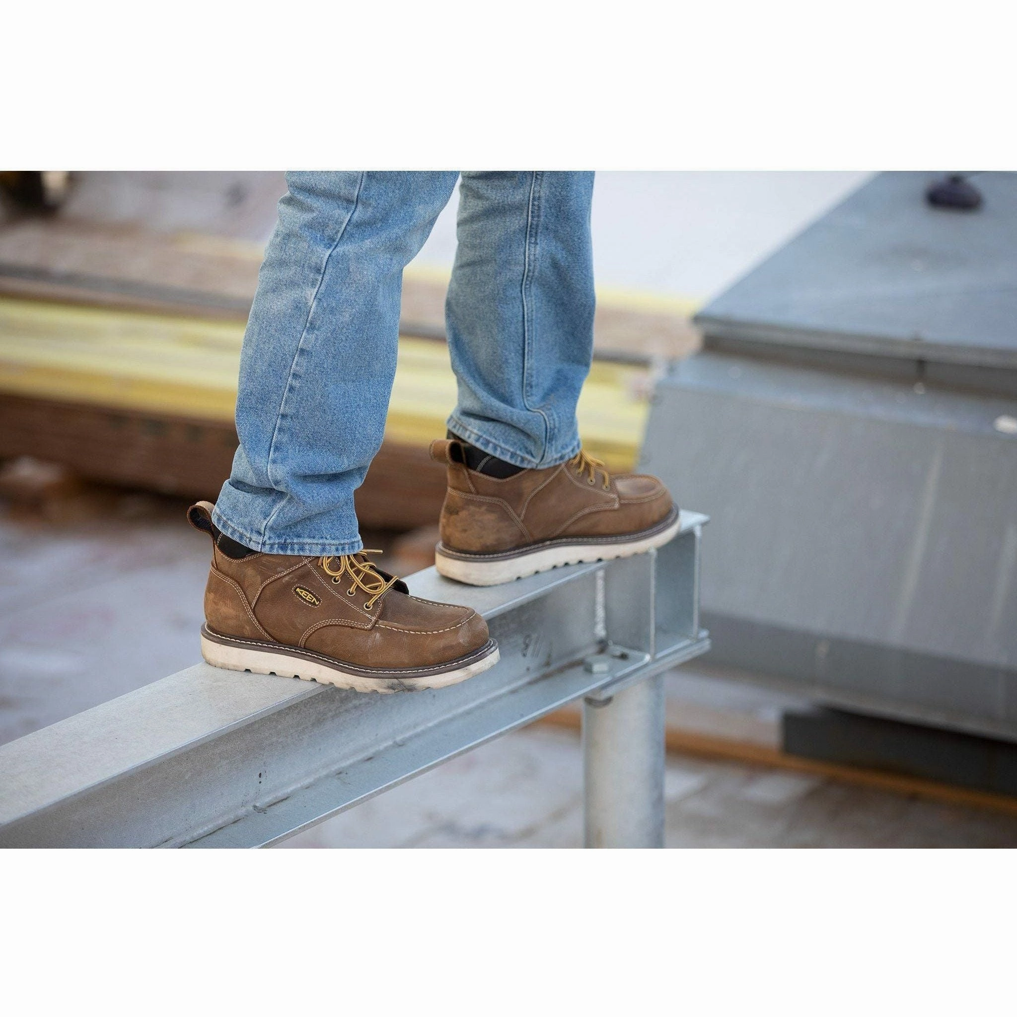 KEEN CINCINNATI 6" WATERPROOF CARBON-FIBER TOE MEN'S MEDIUM AND WIDE Keen Work safety-focused work boots